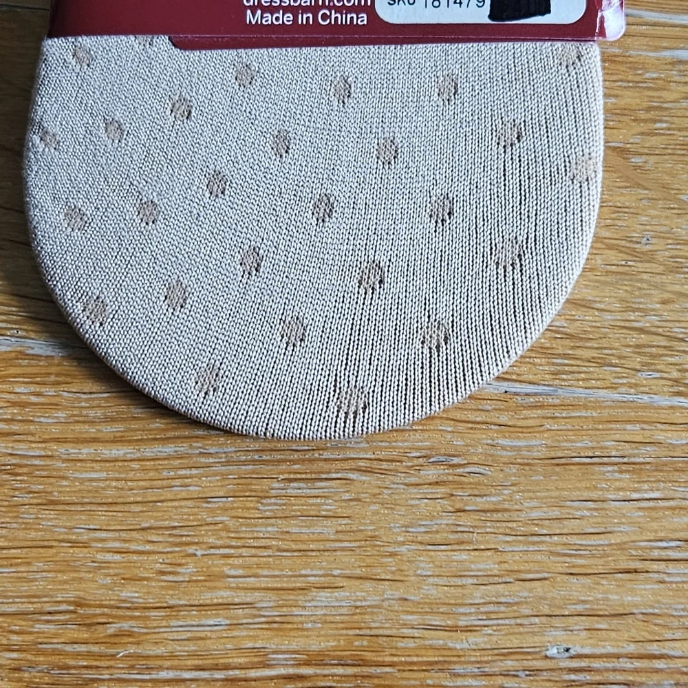 Dressbarn Hidden Liner Two (2) Pack No Show Socks - Tan